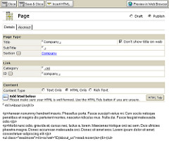 Create a Page